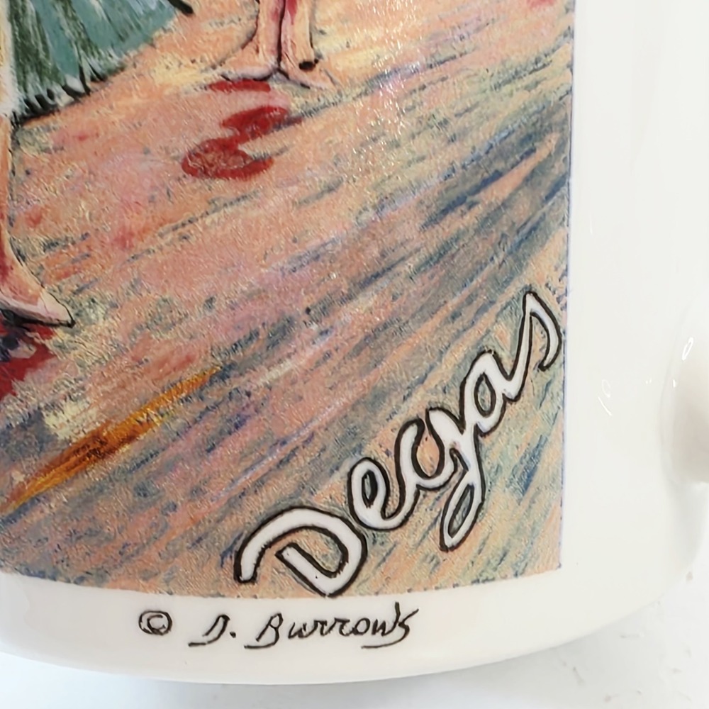 Vintage Chaleur Master Impressions Edgar Degas Ballet Art Coffee Tea Mug Cup - Picture 2 of 7